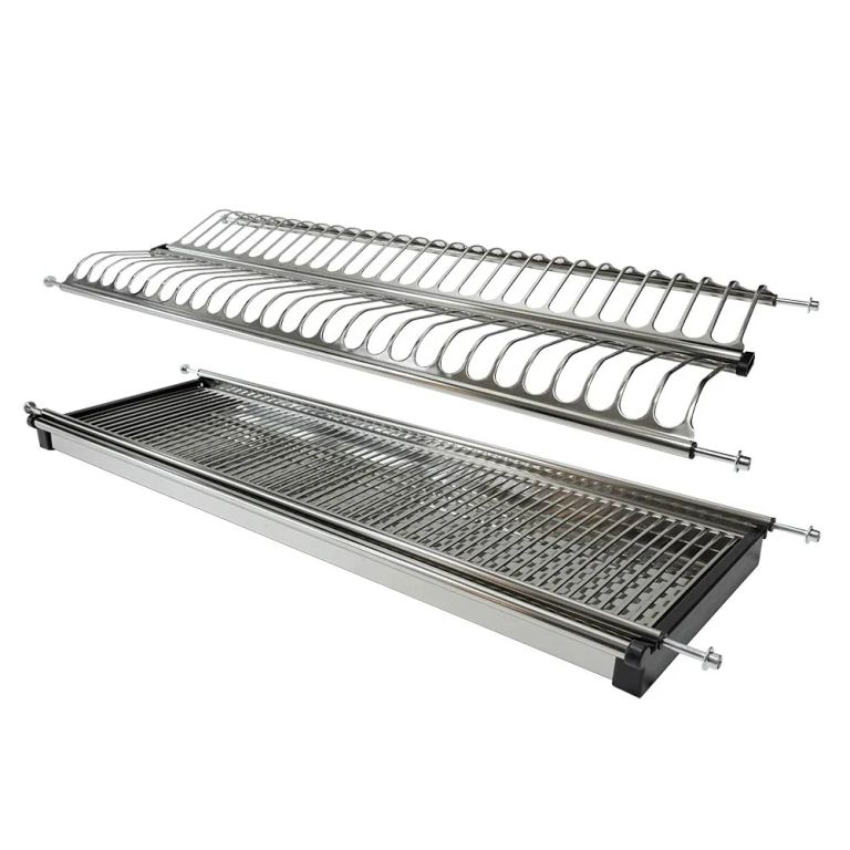 Escurridor de vajilla de acero inoxidable 304 para módulo alto de 80cm