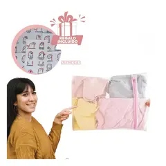 RYBIU IMPORT - Bolsa para Prendas Frágiles de Blanco Y+Regalo Stickers