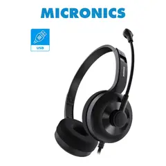 MICRONICS - Audifonos Con Microfono LOTUS MIC H803 USB MICRONICS