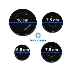 INDURAMA - Juego de 04 quemadores para cocina de 4 Hornillas