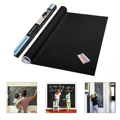 GENERICO - Pizarra Adhesiva De Vinilo Negro Para Pared - 45 x 200 cm