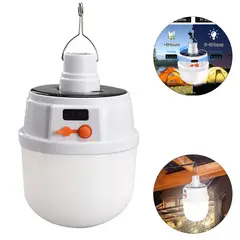 GENERICO - Foco Lámpara Led Portátil Recargable con Luz Solar