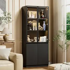R&R MUEBLES - Vitrina Moderna Reki Negro