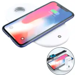 GENERICO - Cargador Inalámbrico 3 en 1 para Iphone/Iwatch/AirPods y más