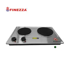 FINEZZA - Cocina Eléctrica de 2 hornillas con 5 Niveles FZ-320H2CE
