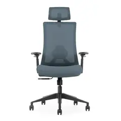 OFIDEAS - Silla Giratoria Ergonómica Presidencial Boston Color Gris Ofideas