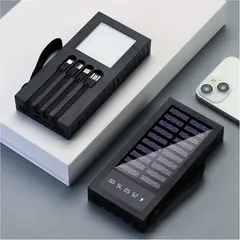 SANC - Power Bank 40000mah Solar Luz Led Usb Tipo C Sanci