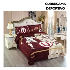 TRUELOVE - CUBRECAMA DEPORTIVO CON CARNERO UNIVERSITARIO