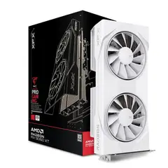 XFX - TARJETA DE VIDEO SWIFT AMD RADEON RX 9060 XT OC WHITE 8GB GDDR6