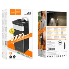 HOCO - Bateria Portatil 40000mha Carga Rapida 22W Premiun - Negro