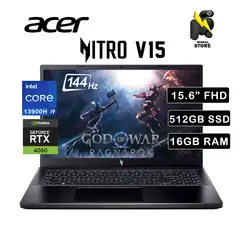 ACER - LAPTOP NITRO NITRO V15-51-93PU / INTEL i9-13900H / 512 GB SSD / 16 GB / RTX 4060 / 15.6" 144HZ