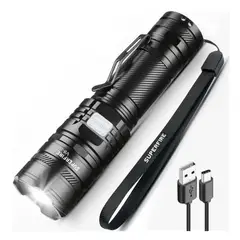 SUPER - Linterna Recargable Superfire V8-s 2300lm P90 Profesional