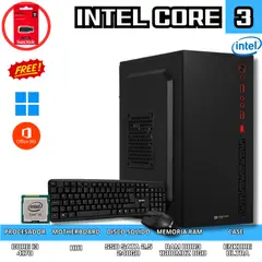 INTEL - COMPUTADORA DE ESCRITORIO CORE I3/ 8GB RAM/ 240GB SSD