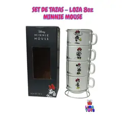 DISNEY - SET DE TAZAS X 4 PIEZAS MINNIE