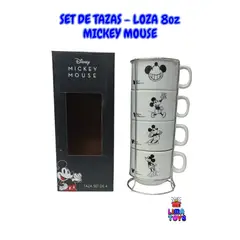 DISNEY - SET DE TAZAS X 4 PIEZAS MICKEY