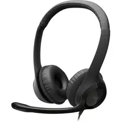 LOGITECH - AUDIFONO H390 C NEGRO MICROF USB CANCELACION RUIDO BLACK
