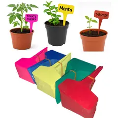 GENERICO - ETIQUETA DE CLASIFICACION DE PLANTAS X100 UNIDADES MUY UTIL 6x10CM