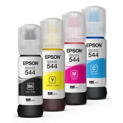 EPSON - Kit Tinta Epson 544 T544120 T544220 T544320 T544420 - CYMN