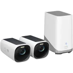 EUFY - Kit de Cámara de Seguridad Panel Solar 4K UHD Inalámbrica - T88711W1