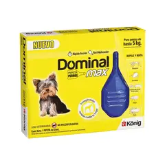 KONIG - ANTIPARASITARIO EXTERNO PIPETA DOMINAL MAX PERROS HASTA 5 KG