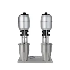 GRONDOY - Máquina milk shake 2 vasos 1.5L acero inoxidable