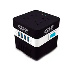 CDP - ESTABILIZADOR CDP RU-AVR604I 600VA/300W 4 SALIDAS