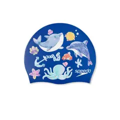 Speedo - Gorro Natacion Speedo Digital Printed cap JR MultiBlue