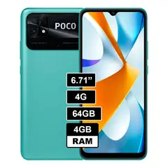 XIAOMI - Celular Xiaomi Poco C40 64 GB 4 GB RAM VERDE