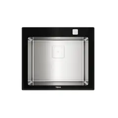 TEKA - LAVADERO DIAMOND RS15 1B 2Ø AUTO WST BLACK