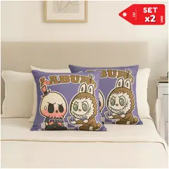 INSPIRA MARKET - Almohada Cojin de Cama Labubu Set x2