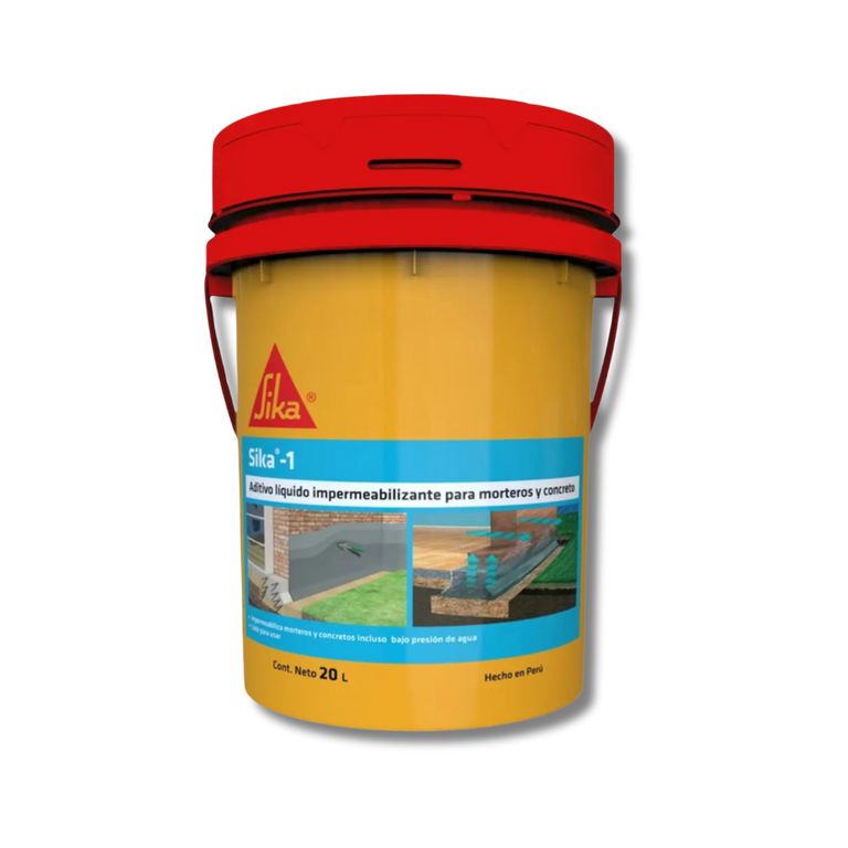 Impermeabilizante para Concreto y Mortero Sika 1 x 20 L