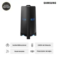 SAMSUNG - Torre De Sonido 1500W Bluetooth Y Usb Negro MX-T70PE