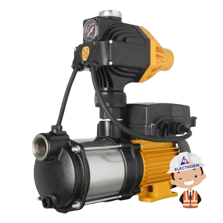 BOMBA SILENCIOSA 3/4HP PRESURIZADORA PARA DUCHA THERMA Y LAVADORA