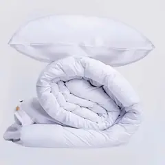 ISATEX HOME - Funda de plumón de Bambú Blanco King Size