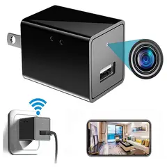 MN ELECTRONICS - Cámara Espía Usb Cargador Wifi Fullhd Tiempo Real