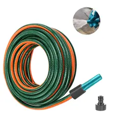 TRUPER - Manguera de riego 10m reforzada 3 capas con pistola alta presión TOTAL