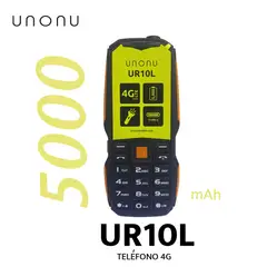 UNONU - CELULAR UR10L 4G A TODO TERRENO BATERÍA POTENTE 5000 mAh