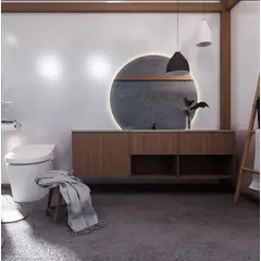 GENERICO - Espejo Ámbar con luz LED