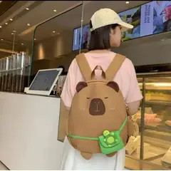 GENERICO - MOCHILA CAPIBARA CON TORTUGUITA