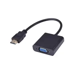 GENERICO - Cable Adaptador Hdmi a Vga 1080p Imagen Monitor Pantalla