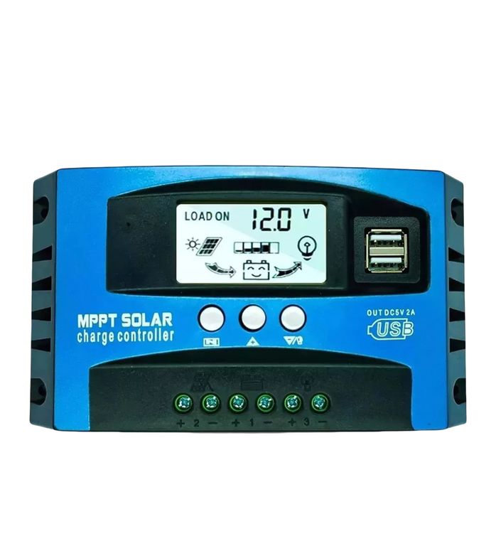 Regulador De Carga Solar Mppt 30a-100a 12v24v Controlador