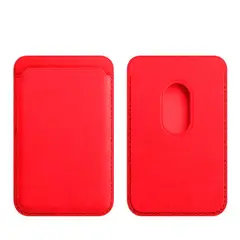 GENERICO - Tarjetero Magnético MagSafe para iPhone - Rojo