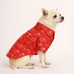 CROCI - Ropa Impermeable para perros Rojo - Talla 4