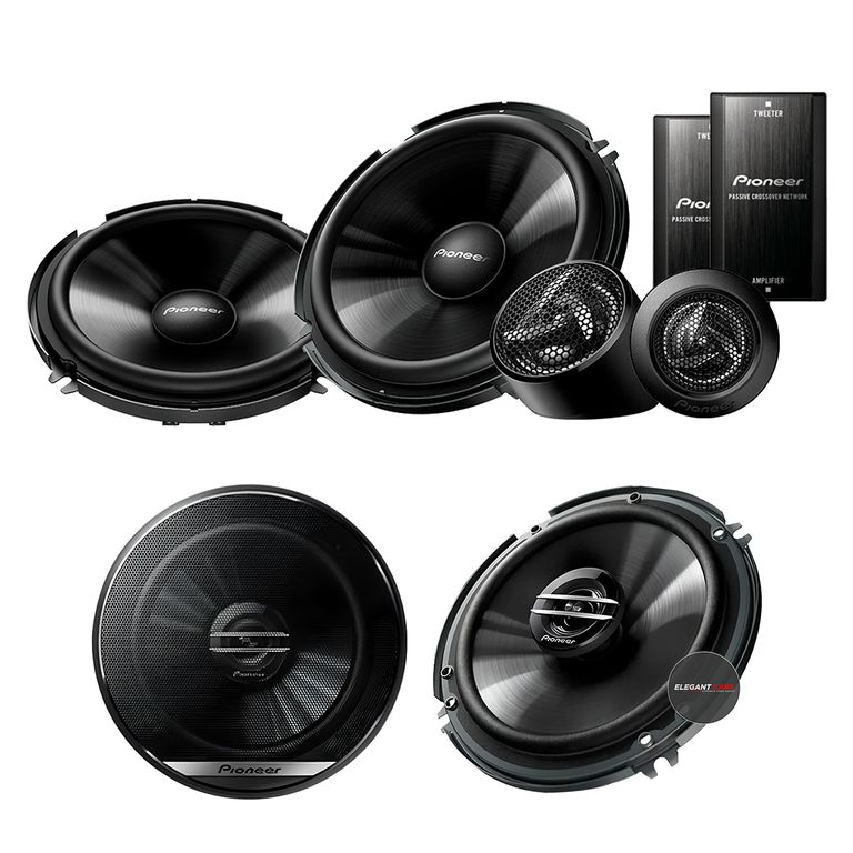 Combo Pioneer Set Parlantes +componentes Auto Camioneta