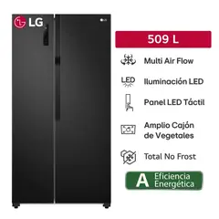 LG - Refrigeradora 509L No Frost GS51MPD Negro