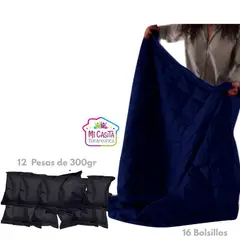 GENERICO - Manta con pesas Sensorial  para niños Adultos con autismo  TEA TDAH