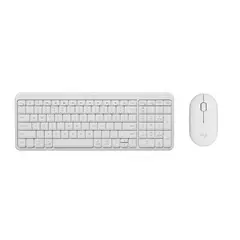 LOGITECH - Teclado K251 Bluetooth multidispositivo Blanco y Mouse M350