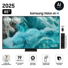 SAMSUNG - Televisor QLED 85" Visión AI Smart TV QN85Q7F5AGXPE - Nuevo 2025