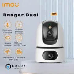 IMOU - CÁMARA DE SEGURIDAD WIFI DOBLE LENTE RANGER 6 MPX