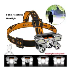 OEM - Linterna de Cabeza Minera Frontal Recargable para Camping XY501